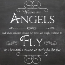 Les femmes sont des anges - une plaque décorative  photo sculptures