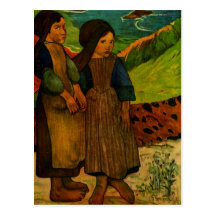 Les filles bretonnes de Paul Gauguin (1889) Cartes Postales
