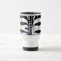 Les fonds de queue de zèbre voyagent tasse