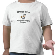 les football étaient grumeleux t-shirt