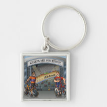 Les freins sont pour des mauviettes ! keychain porte-clés