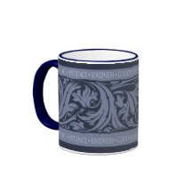 les fruits de l'esprit - bleu mugs