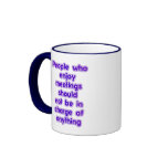 Les gens qui ont plaisir à se réunir mug à café