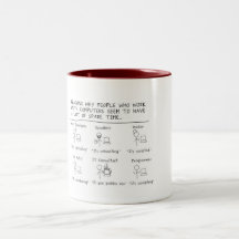 Les gens qui travaillent avec des ordinateurs… mug