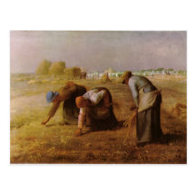 Les Glaneuses 1857 par le millet de Jean-Francois Carte Postale