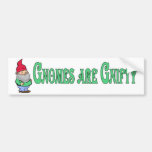 Les gnomes sont Gnifty ! Adhésif Pour Voiture