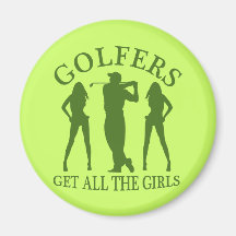 Les golfeurs obtiennent toutes les filles aimants
