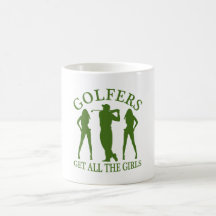Les golfeurs obtiennent toutes les filles tasse