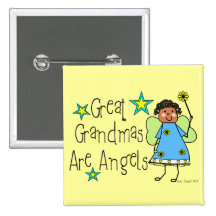 Les grandes grand-mamans sont des cadeaux d'anges  badge avec épingle