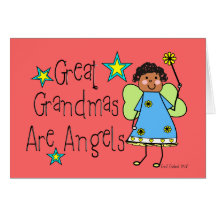 Les grandes grand-mamans sont des cadeaux d'anges  carte