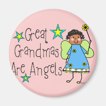 Les grandes grand-mamans sont des cadeaux d'anges  magnets pour réfrigérateur