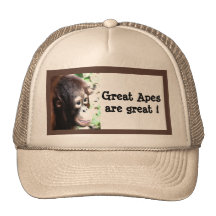 Les grandes singes sont grandes ! casquettes