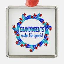 Les grands-parents font le Special de la vie Ornements