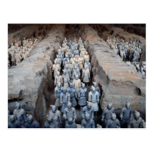 Les guerriers de terre cuite, Xi'an, Chine Carte Postale