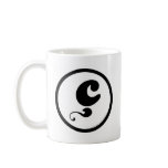 Les Hameçons Cibles / Cédille noire tasses