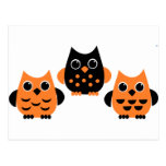 Les hiboux mignons indiquent HUENT ! Cartes Postales