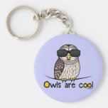 Les hiboux sont frais ! porte-clef