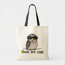 Les hiboux sont frais ! sacs fourre-tout