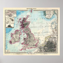 Les îles britanniques poster