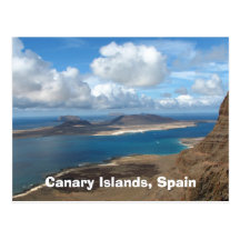 Les Îles Canaries, Espagne Carte Postale