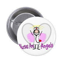 Les infirmières sont des anges badges