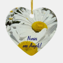 Les infirmières sont des anges ! fleurs de marguer ornements