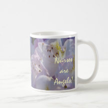 Les infirmières sont des anges ! fleurs de tasse d