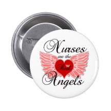 Les infirmières sont les vrais anges badge avec épingle