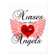 Les infirmières sont les vrais anges carte postale