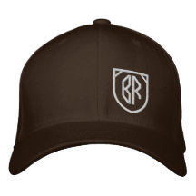 Les initiales de BlaqRiva ont brodé le chapeau Casquettes De Baseball Brodées