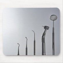 Les instruments du dentiste tapis de souris