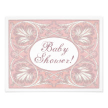 Les invitations personnalisés de baby shower, cru 