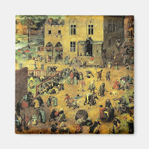 Les "jeux des enfants" de Pieter Bruegel - 1560 Aimant