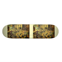 Les "jeux des enfants" de Pieter Bruegel - 1560 Skateboards Personnalisables