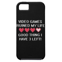 Les jeux vidéo ont ruiné mon style de vie 1 coques iPhone 5 Case-Mate