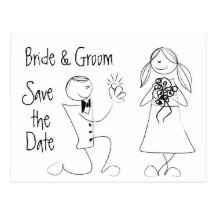 Les KRW sauvent la carte de mariage faite sur comm Carte Postale