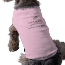 Les lapins ont des esclaves tee-shirts pour chien