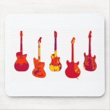 LES LÉGENDES DE GUITARE TAPIS DE SOURIS