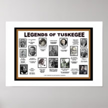 LES LÉGENDES DE TUSKEGEE POSTERS