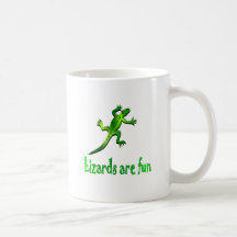 Les lézards sont amusement mug à café