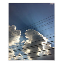 Les lignes de Dieu dans le ciel Photographies D’art