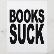 Les livres sucent prospectus customisé