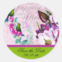 Les magnolias de colibri sauvent les autocollants 