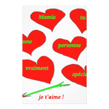 LES MAMIES  COEURS.png Papier À Lettre Personnalisable