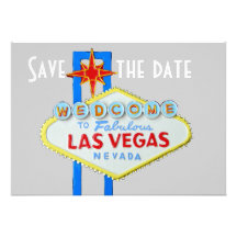 Les mariages de Las Vegas font gagner la date Invitations Personnalisées