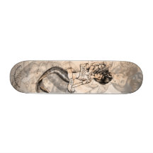 Les marins ruinent la plate-forme tatouée de sirèn plateaux de planche à roulettes