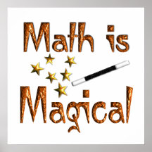 Les maths sont affiche magique