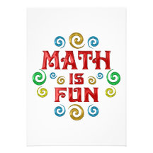 Les maths sont AMUSEMENT Faire-parts