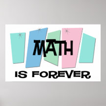 Les maths sont Forever Posters
