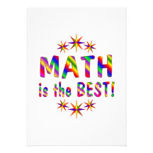Les maths sont le meilleur invitation personnalisable